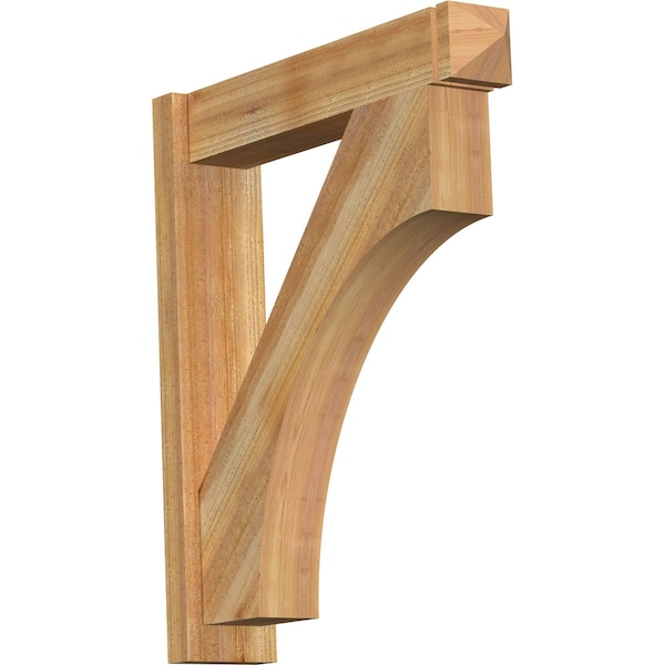 Ekena Millwork Westlake Rough Sawn Arts and Crafts Outlooker, Western Red Cedar, 6"W x 28"D x 32"H OUT06X28X32WTL03RWR - main
